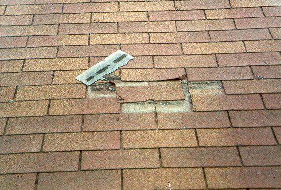 storm damage roof repair